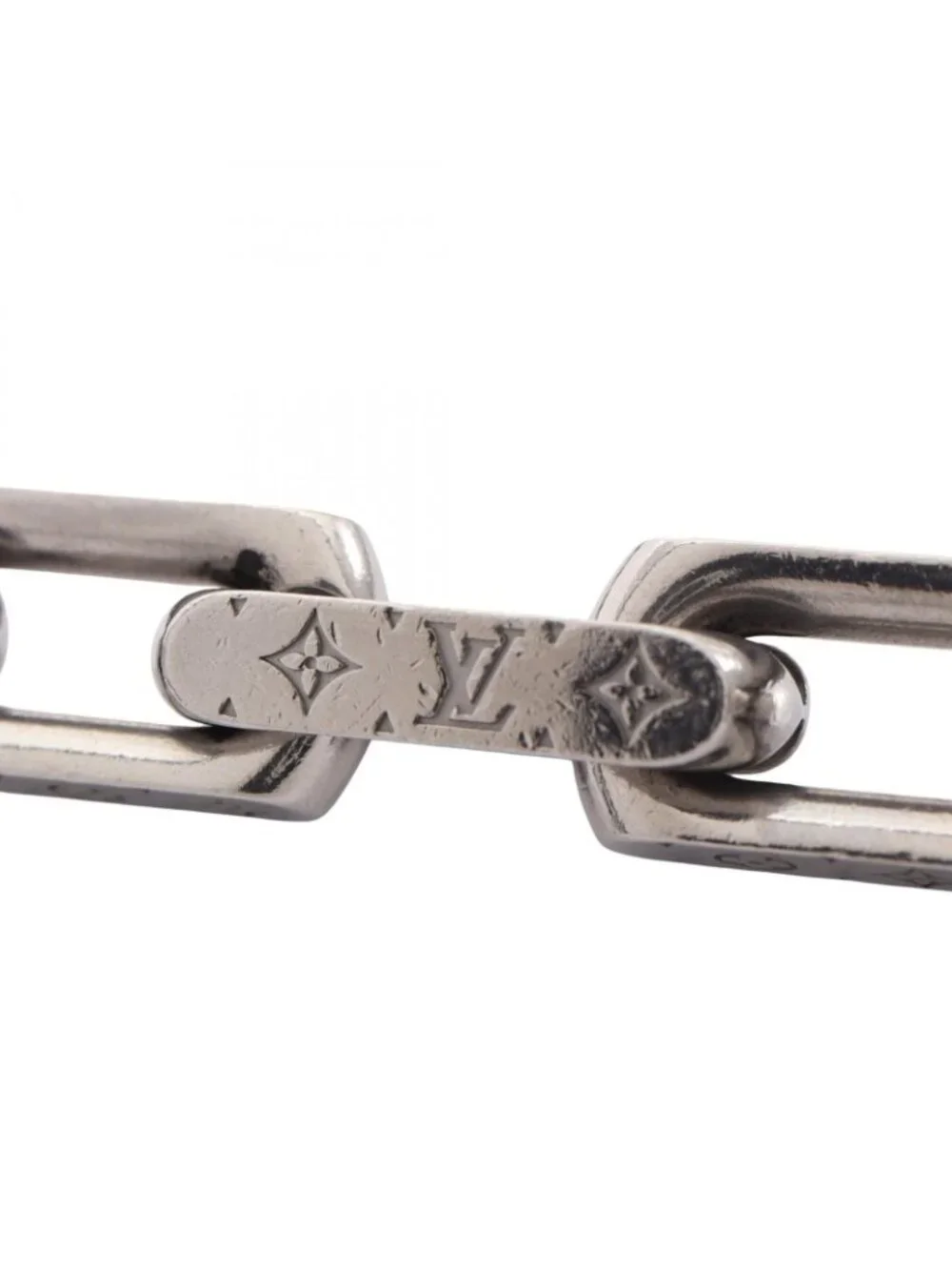 Louis Vuitton Necklace Collier Chain Monogram Stainless Steel